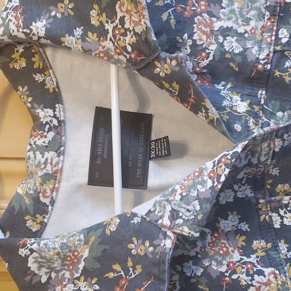 Printed denim jacket - Picture 2 of 4